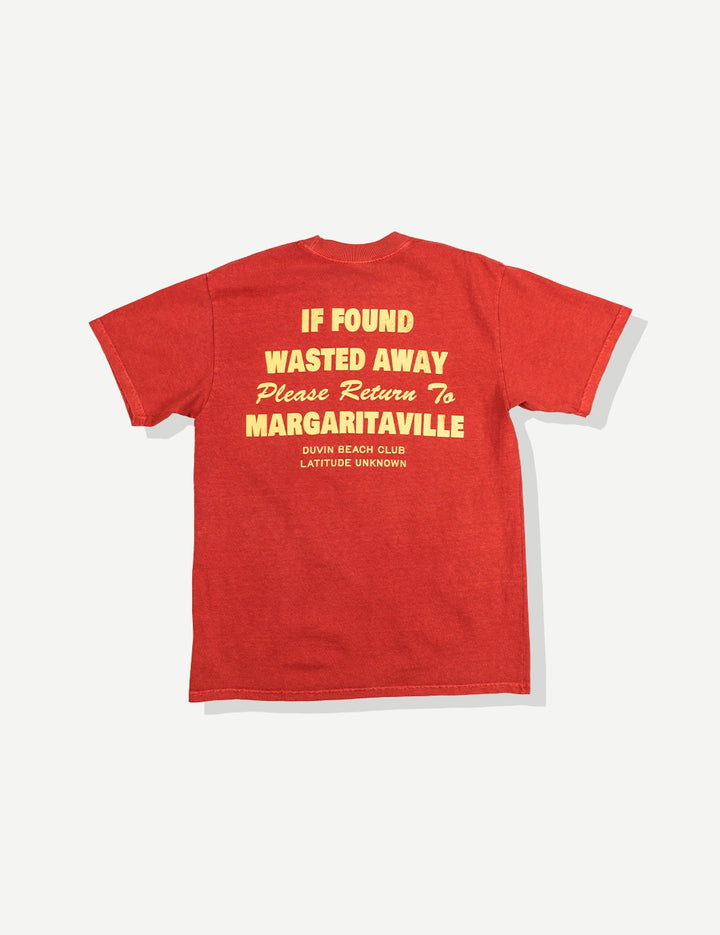 Marg Please Return Tee in Red