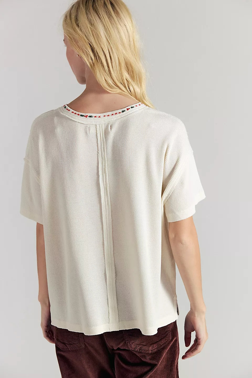 Merry Meowy Tee in Ivory Combo