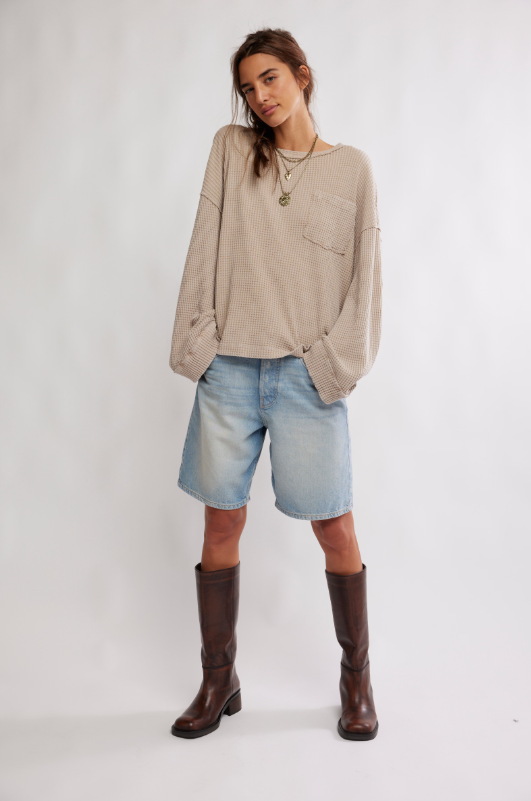 Dawson Pocket Thermal in Smooth Stone