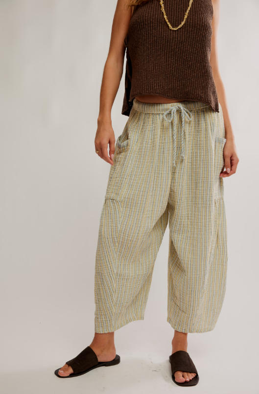 Striped Quinn Pant Chamomile Combo