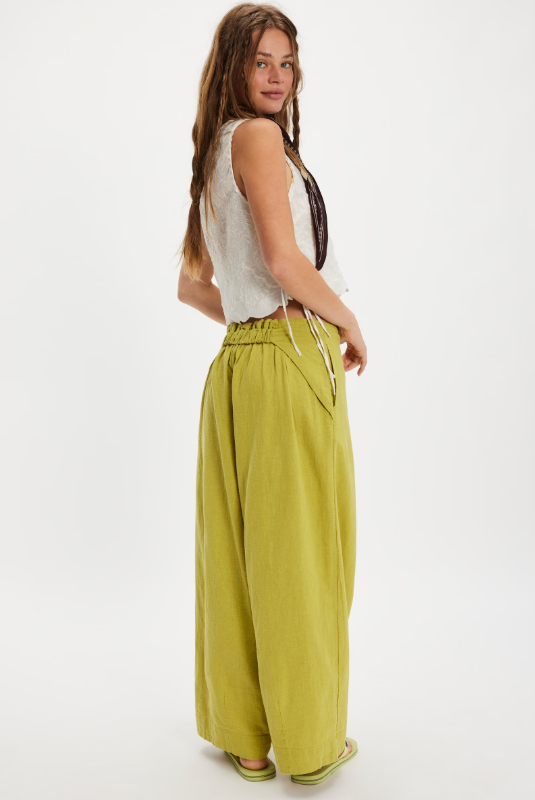Demi Cotton Linen Pant in Palma