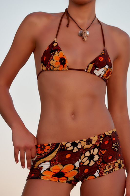 Printed Dixie Shorti in Golden Hour