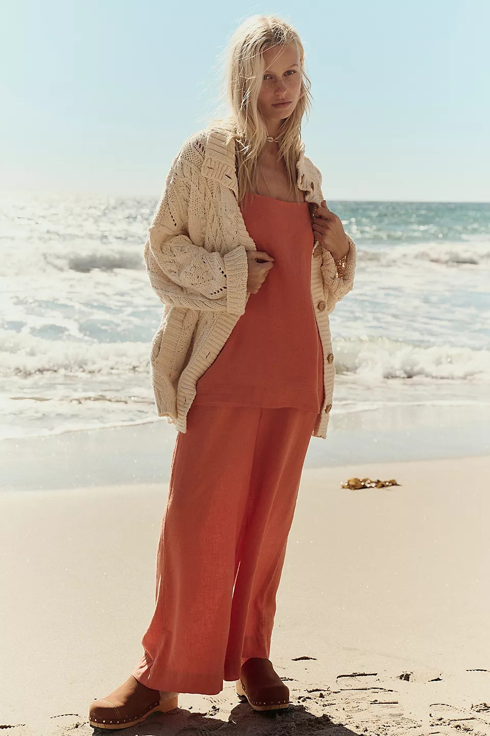 Sightseer Linen Set in Dusted Clay