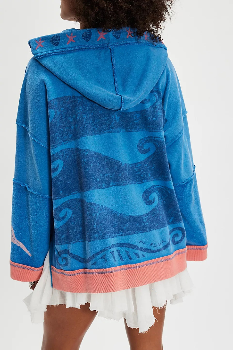 Seashell Cardi in Blue Combo