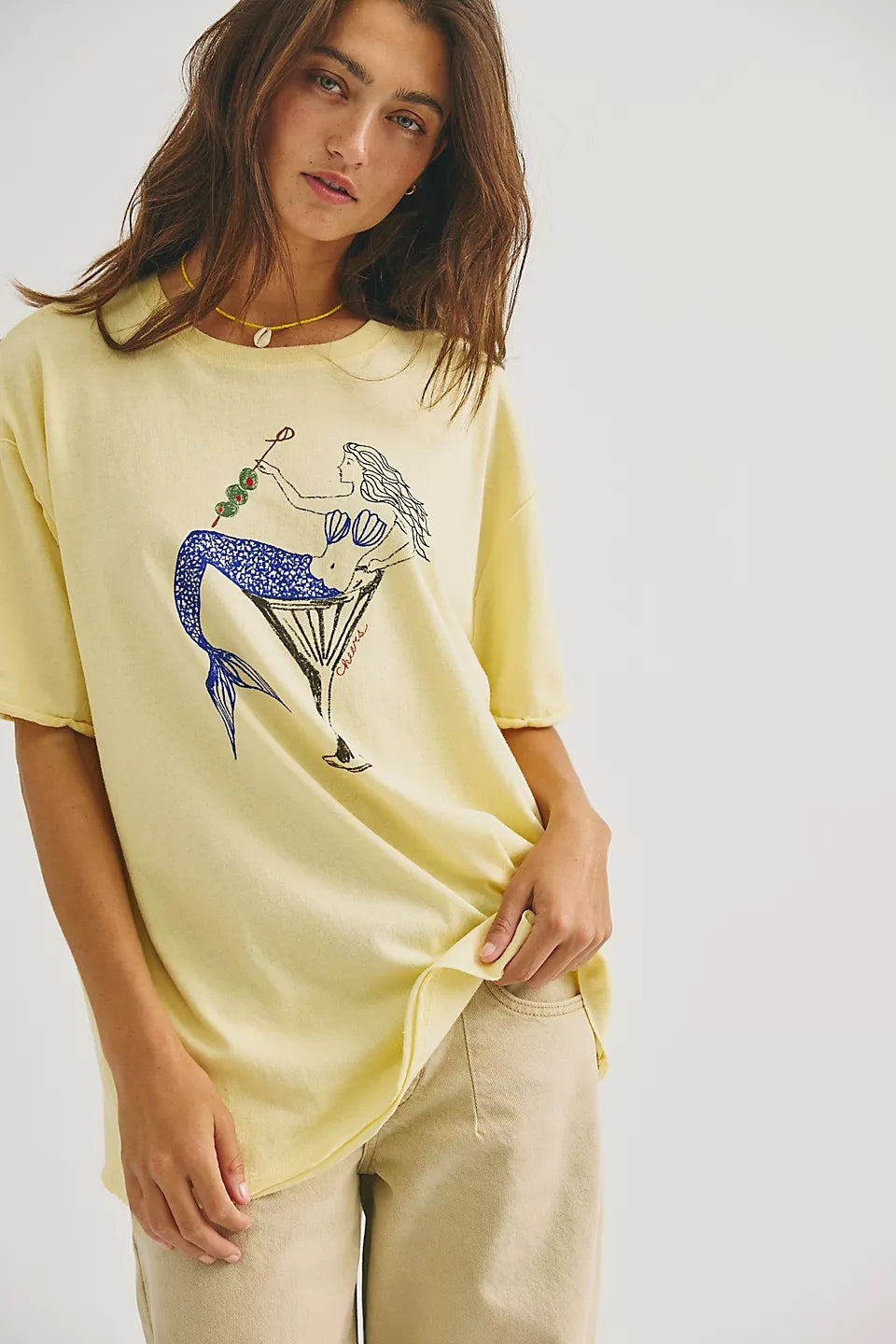Best Coast Tee in Mermaid Combo