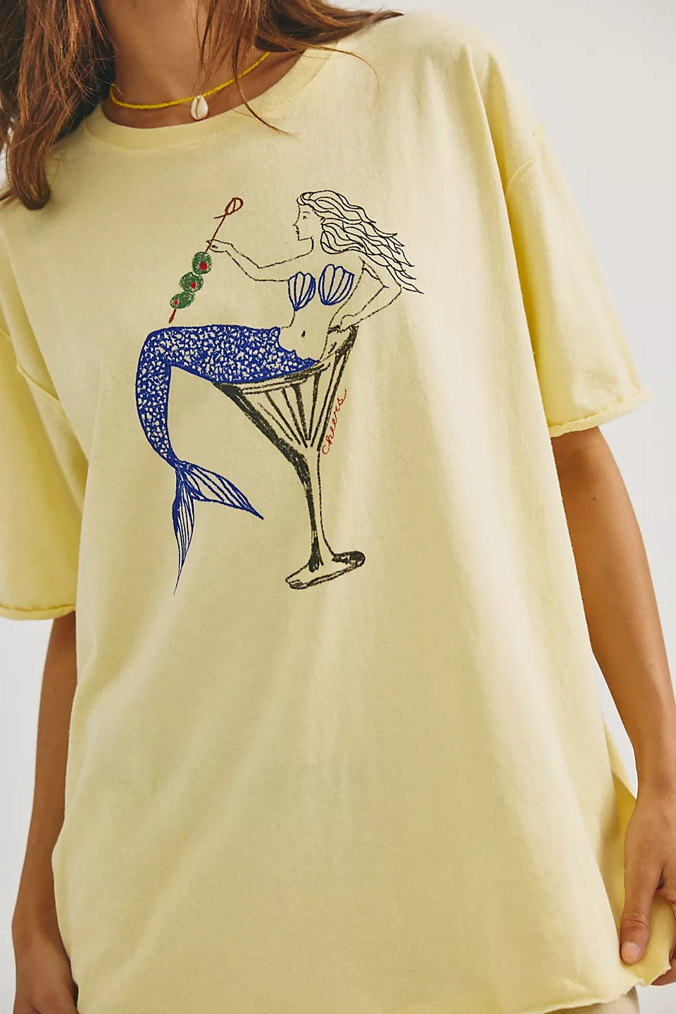 Best Coast Tee in Mermaid Combo