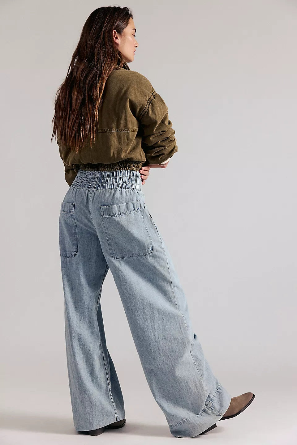 We the Free Beezy Denim Pull-On Jeans in Dusk