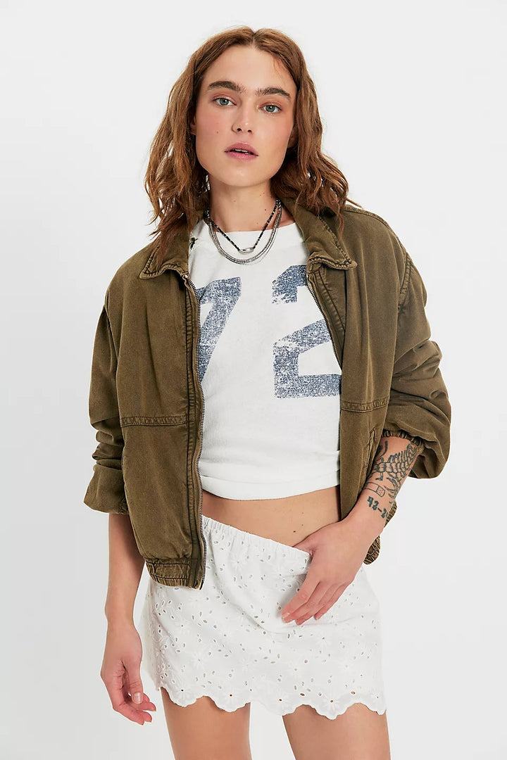 Eyes On You Skort in Ivory