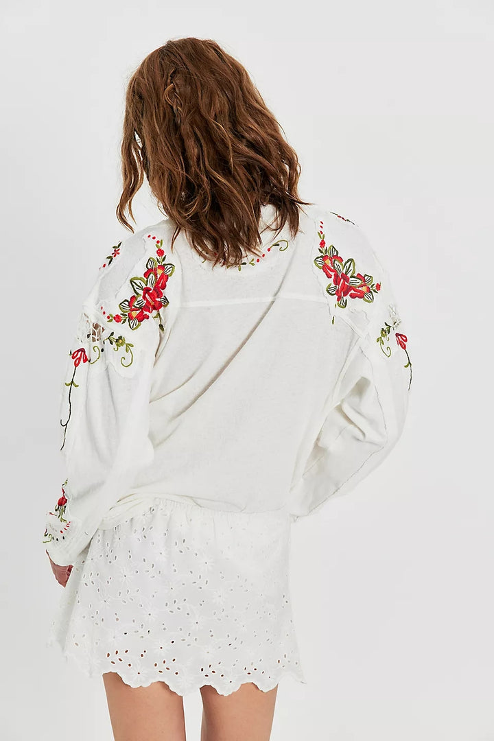 Eyes On You Skort in Ivory