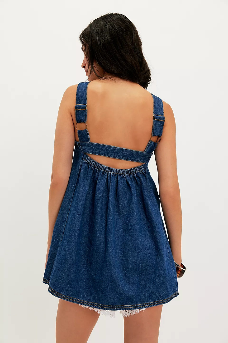 Katie Denim Tunic in Deep Wash