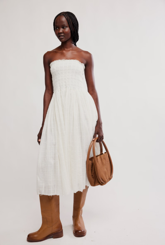 Raven Solid Maxi in Ivory