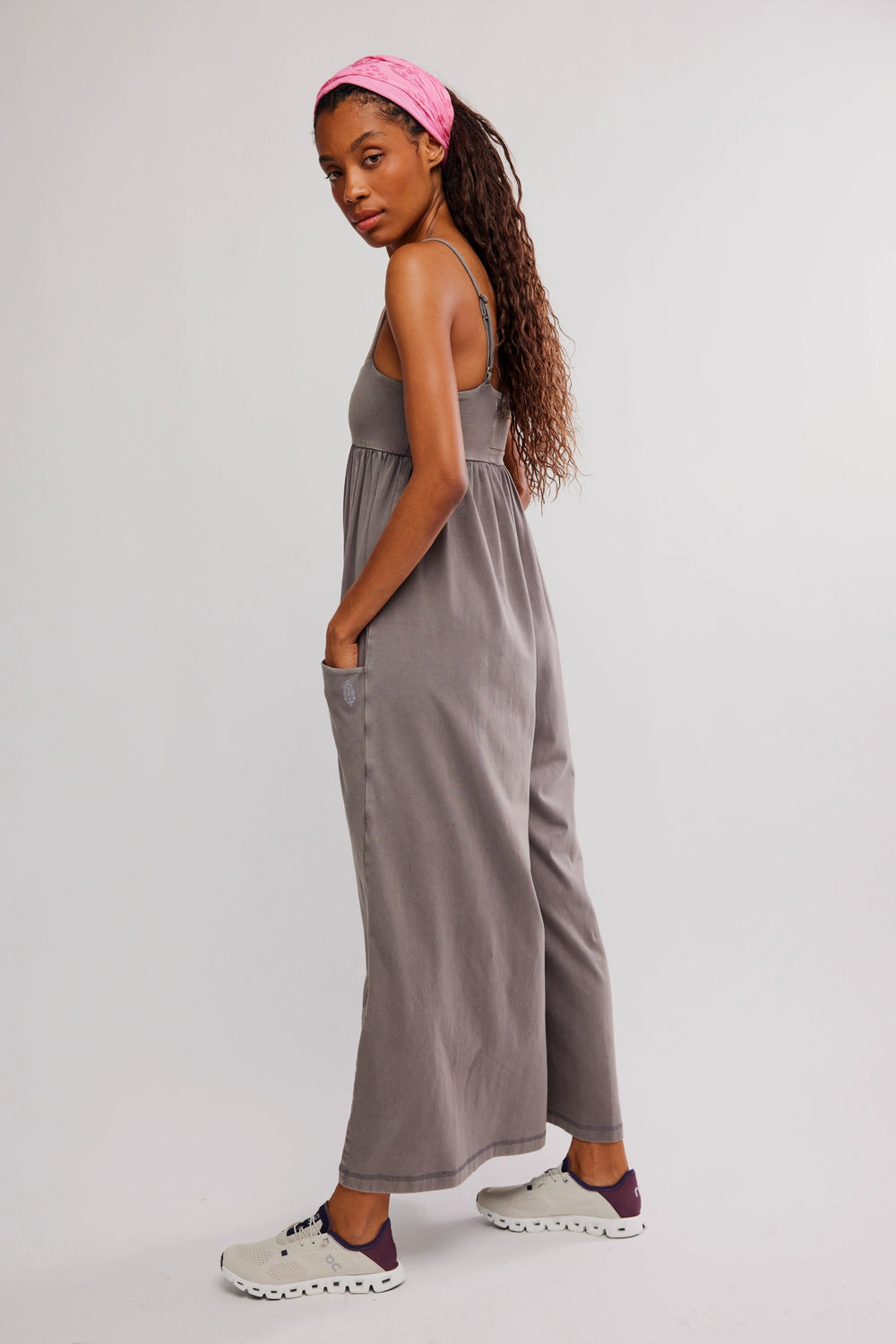 Hot Shot Strappy Onesie in Hickory