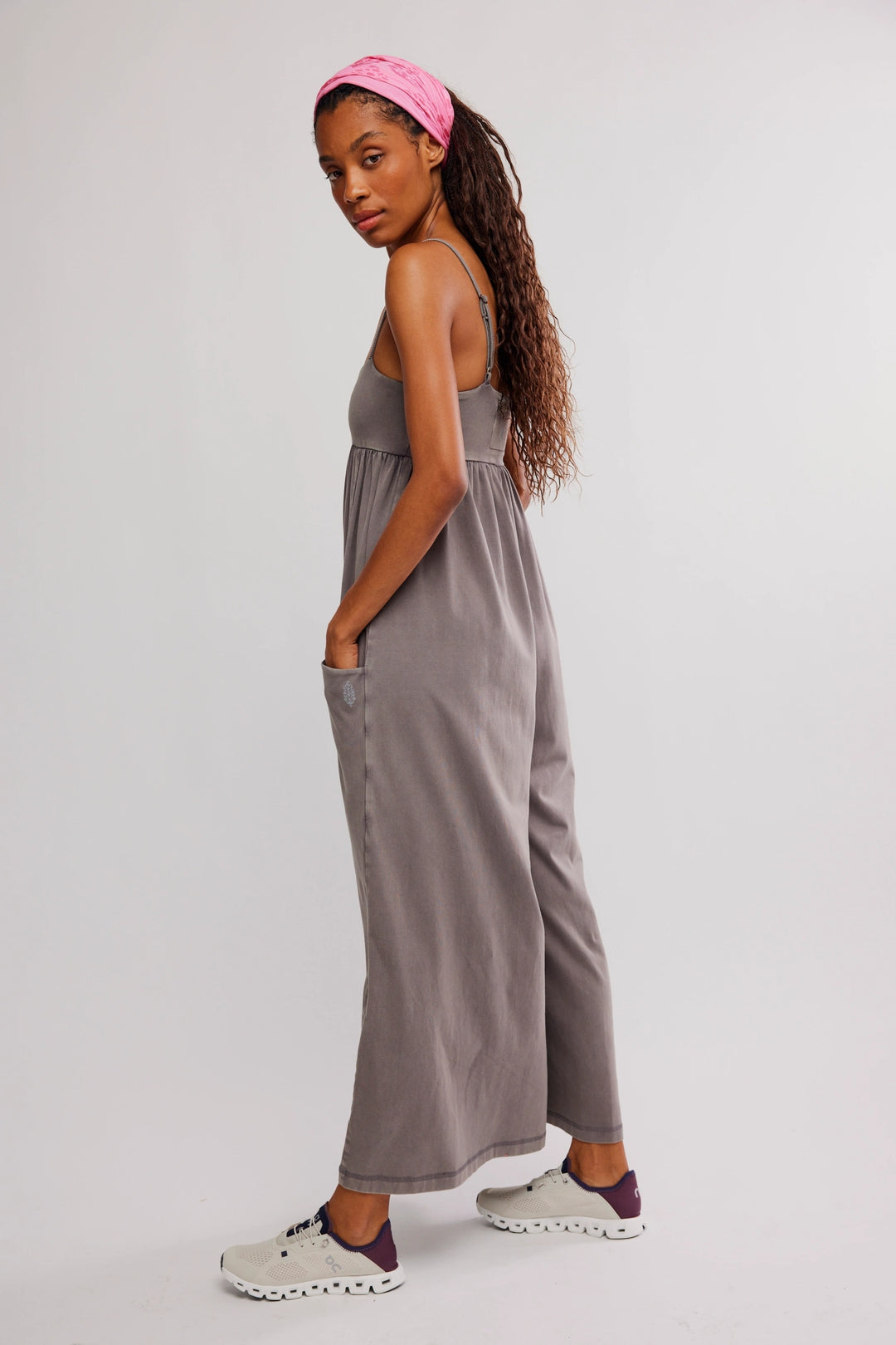 Hot Shot Strappy Onesie in Hickory