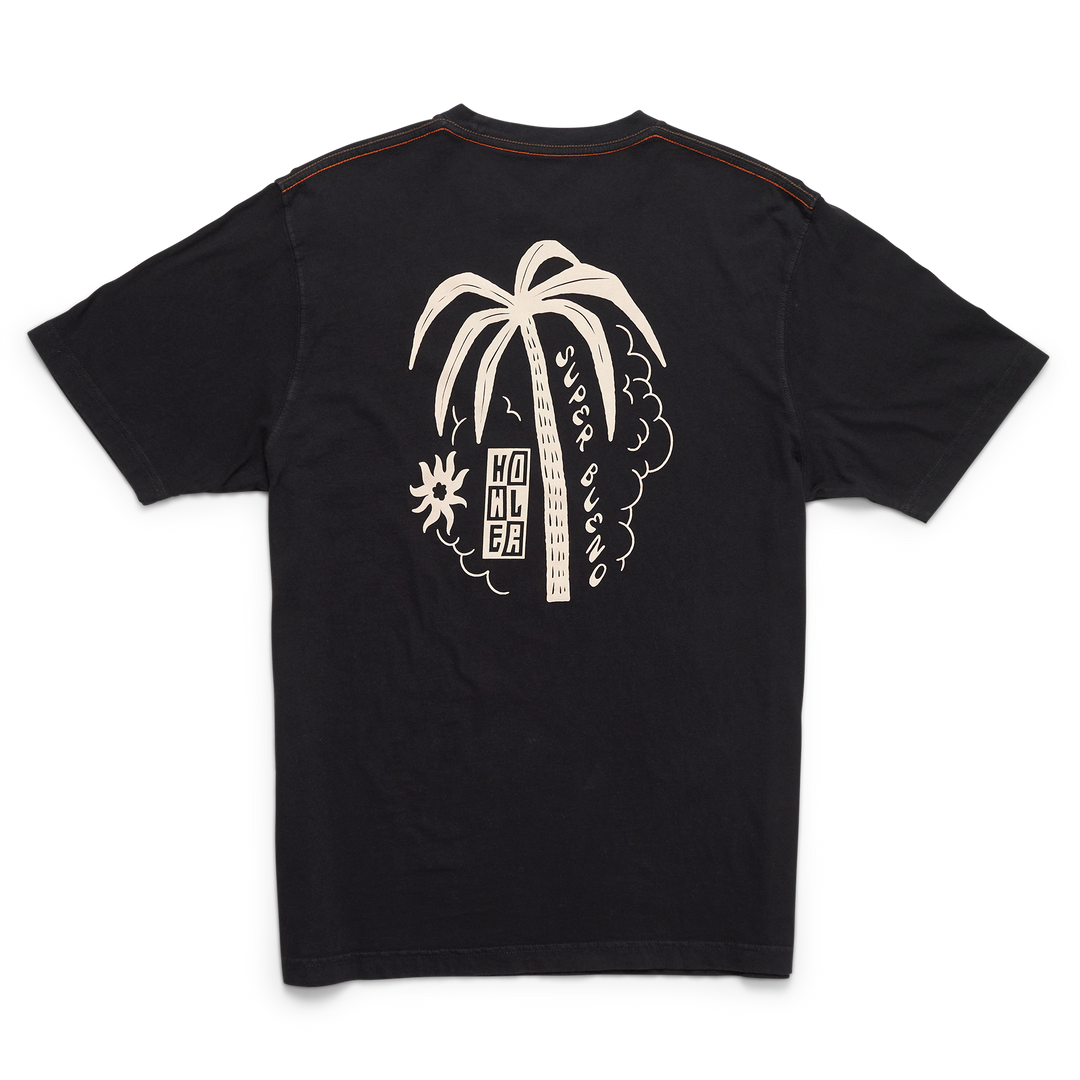 Cotton T-shirt in Super Palm Black