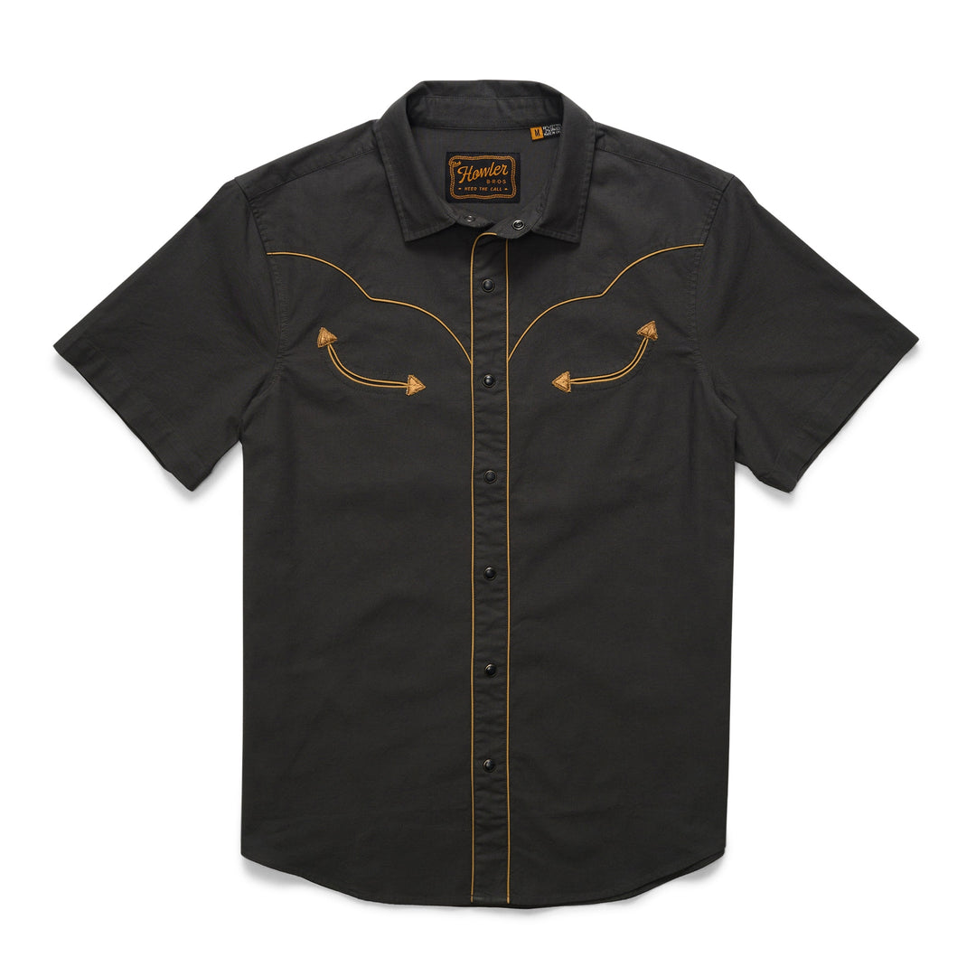 Broncbuster Snapshirt in Antique Black