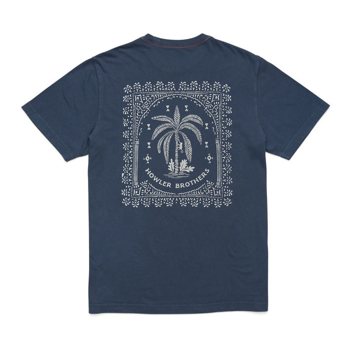 Palmetto Print Tee in Key Largo