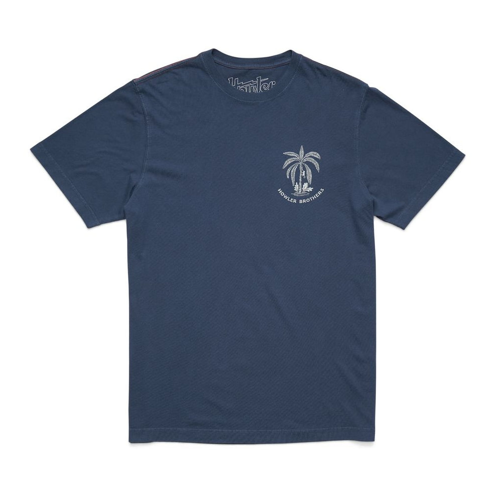 Palmetto Print Tee in Key Largo