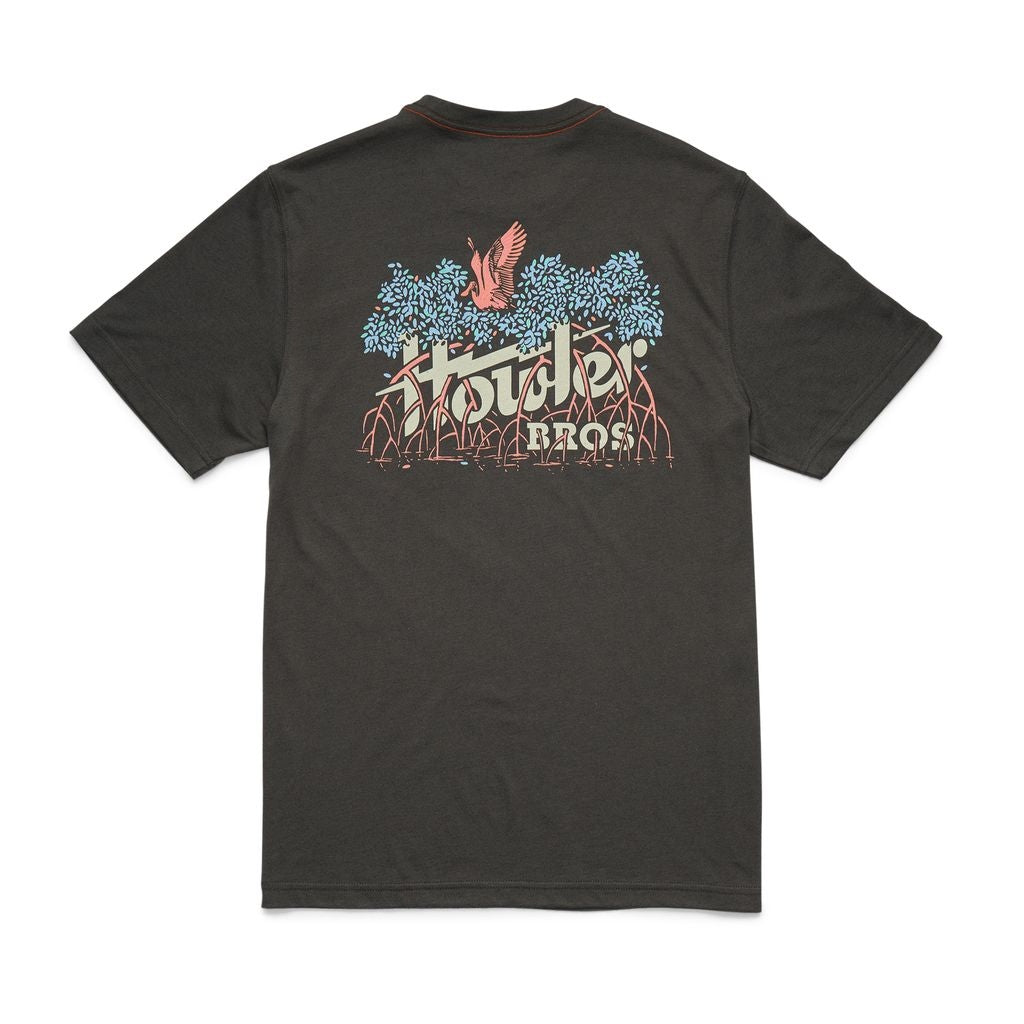Electric Mangroves Tee in Antique Black