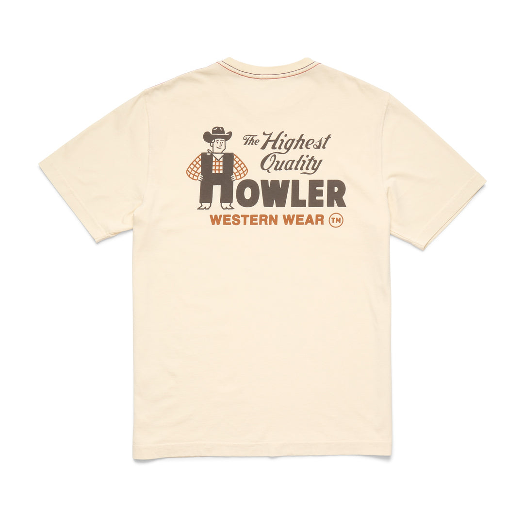 Western Wear Tee in Natural