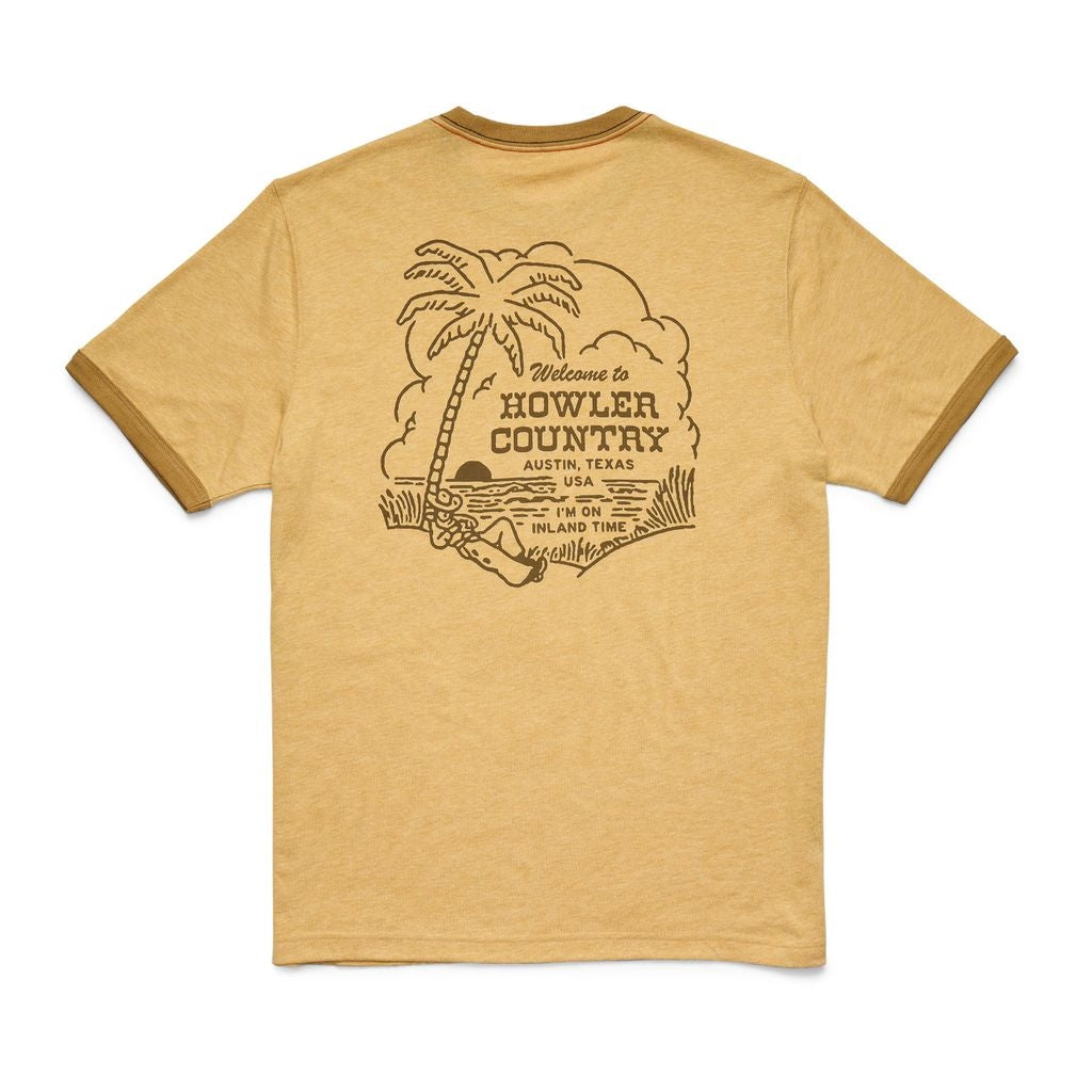 Ringer Tee in Honey Heather