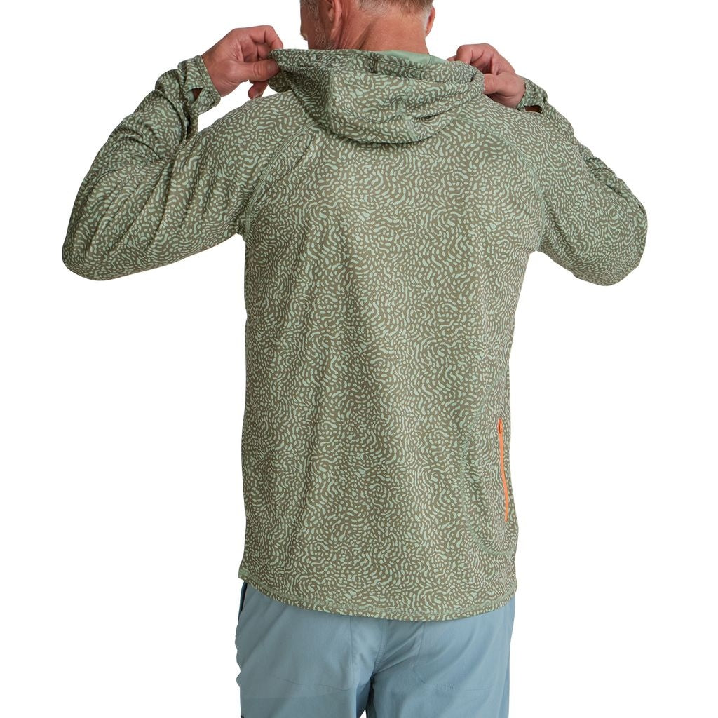 Loggerhead Hoodie in Pond Patterns Mermaid