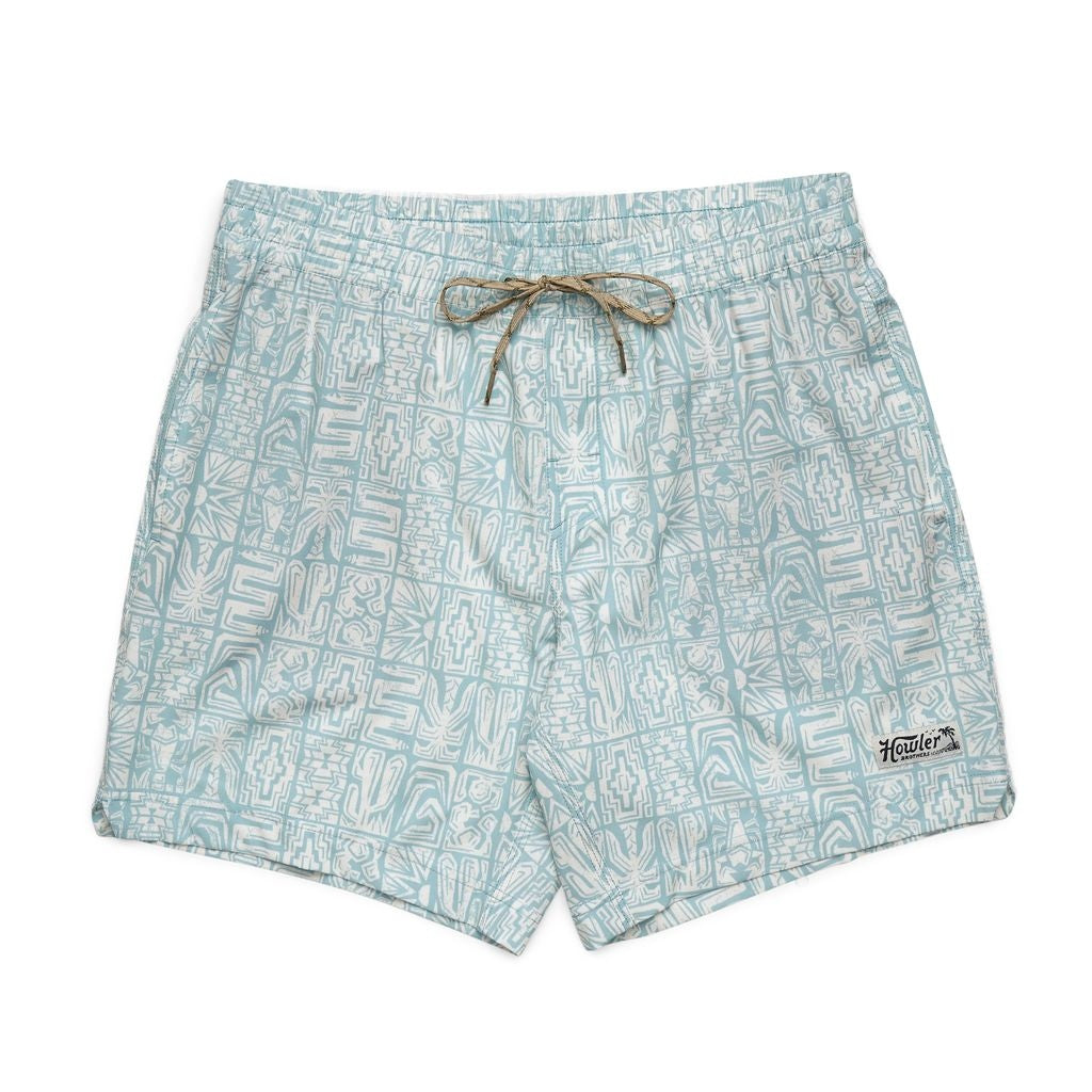 Deep Set Boardshorts in Tidal Tablets Seafoam