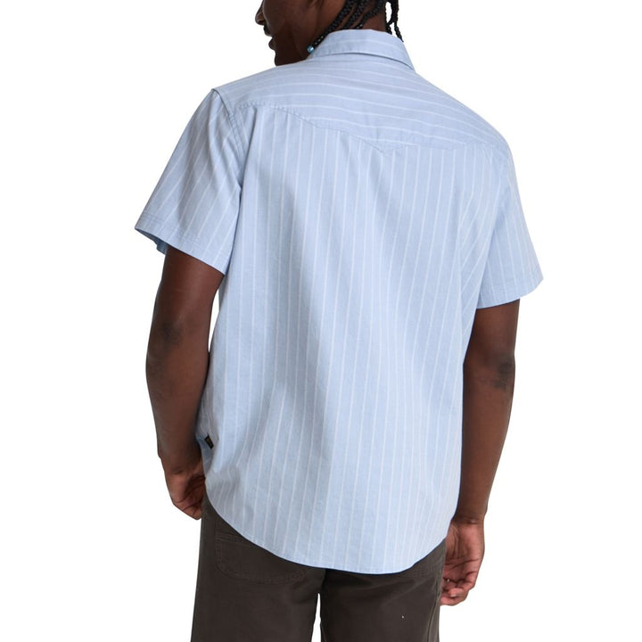 Crosscut Deluxe Snapshirt in Surfbirf Dobby