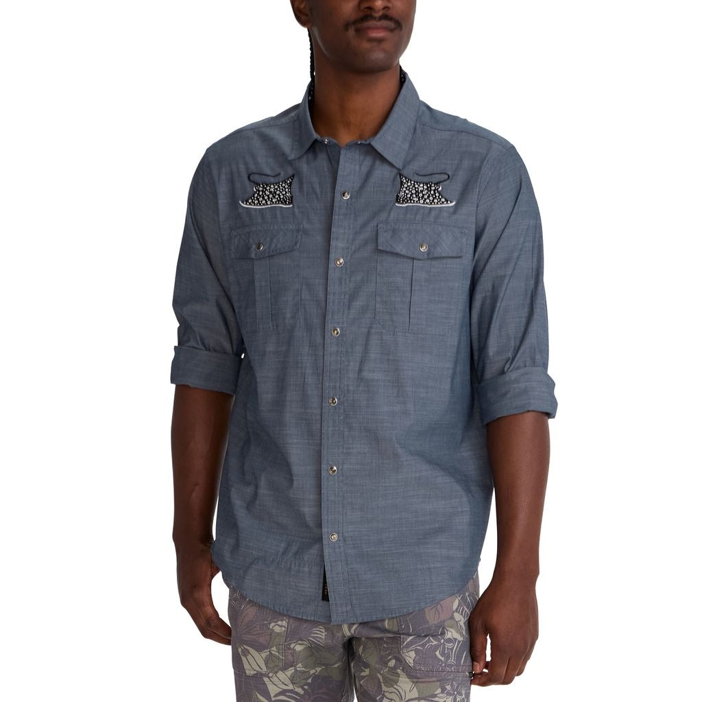 Gaucho Shanpshirt in Patrolling Rays
