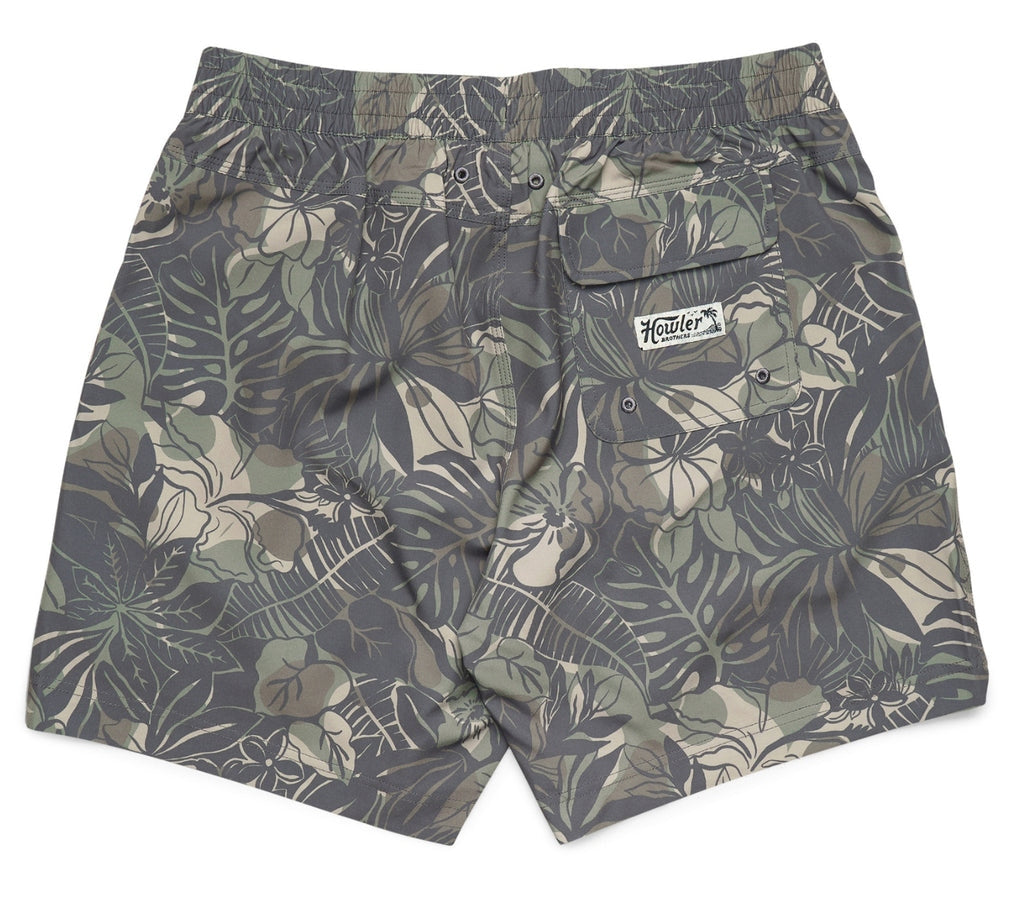Deep Set Boardshorts in Tropic Noir