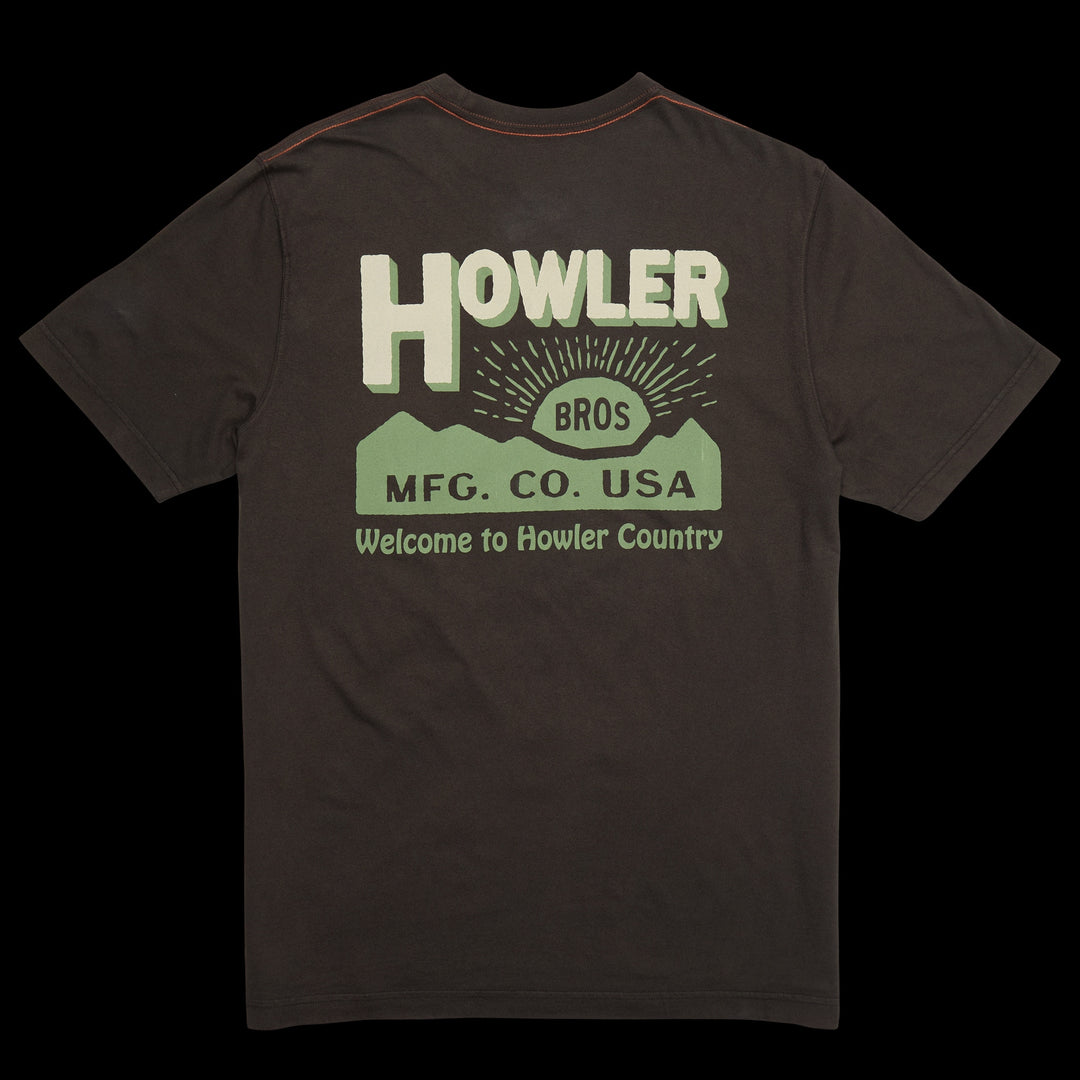 HB MFG Co. Pocket T-shirt in Antique Black