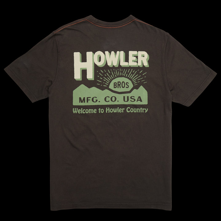 HB MFG Co. Pocket T-shirt in Antique Black