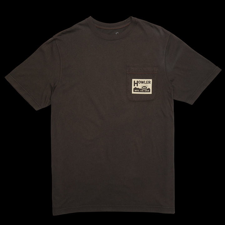 HB MFG Co. Pocket T-shirt in Antique Black