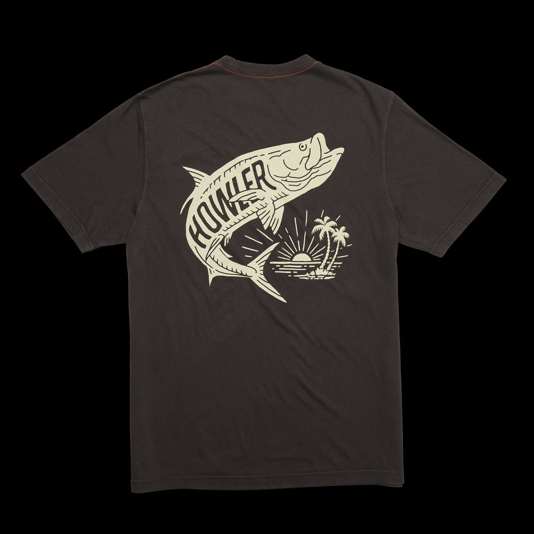Dancin' King Pocket T-shirt in Antique Black