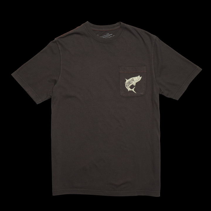 Dancin' King Pocket T-shirt in Antique Black