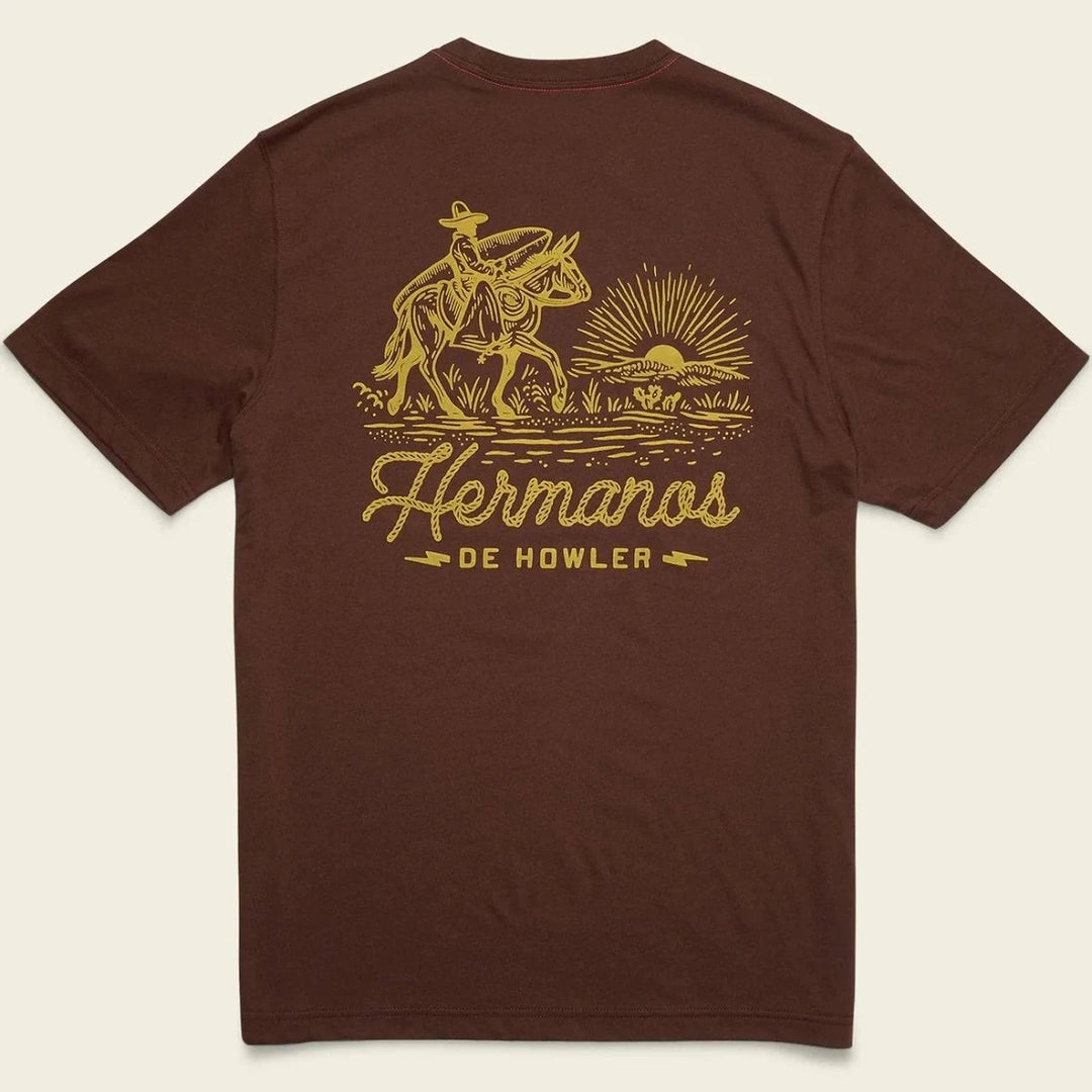Sunset Rider Tee in Mahogany