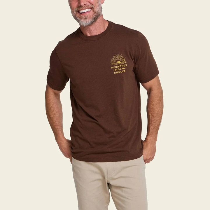 Sunset Rider Tee in Mahogany