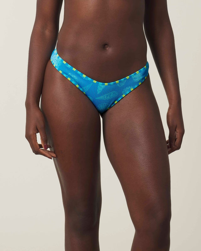 Playa Ribbed Cheeky Bikini Bottoms