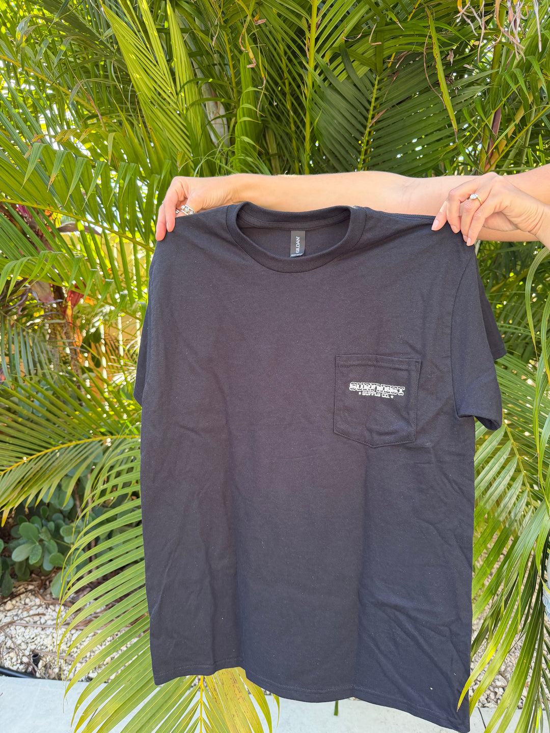 OG Surfwest Pocket Tee in Black