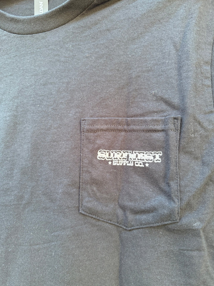 OG Surfwest Pocket Tee in Black