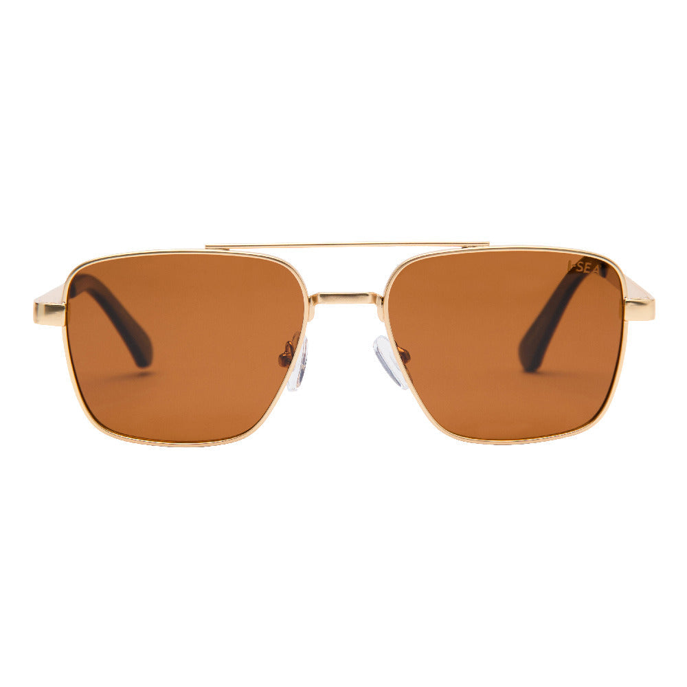 Brooks in Gold/ Brown Polarized Lens