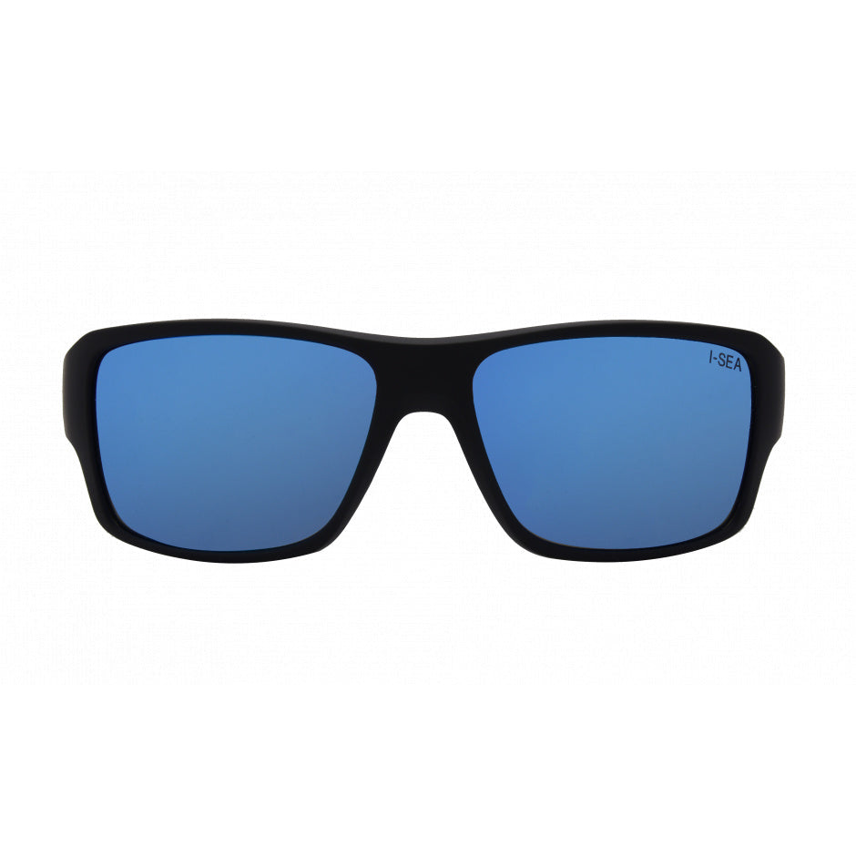 Free Bird in Black Rubber Soft Touch/ Blue Polarized Lens