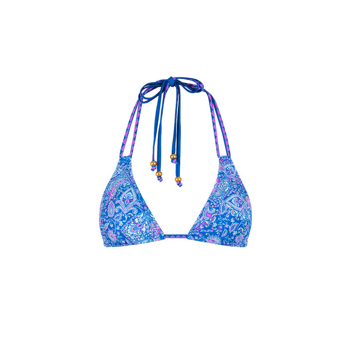 Halter Bralette Bikini Top in Lilac Moon