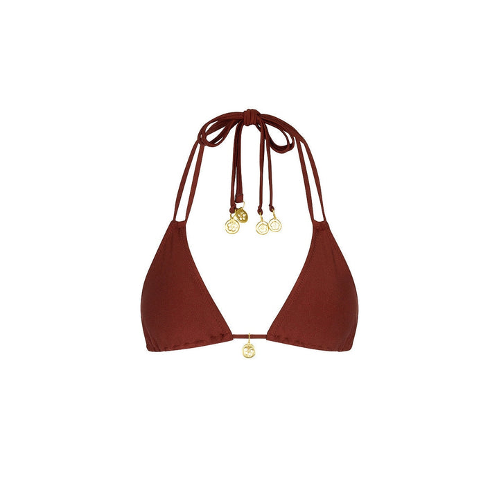 Halter Bralette in Cinnamon Sugar