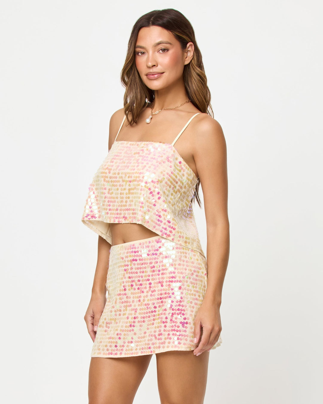 Glow Getter Skirt in Prosecco