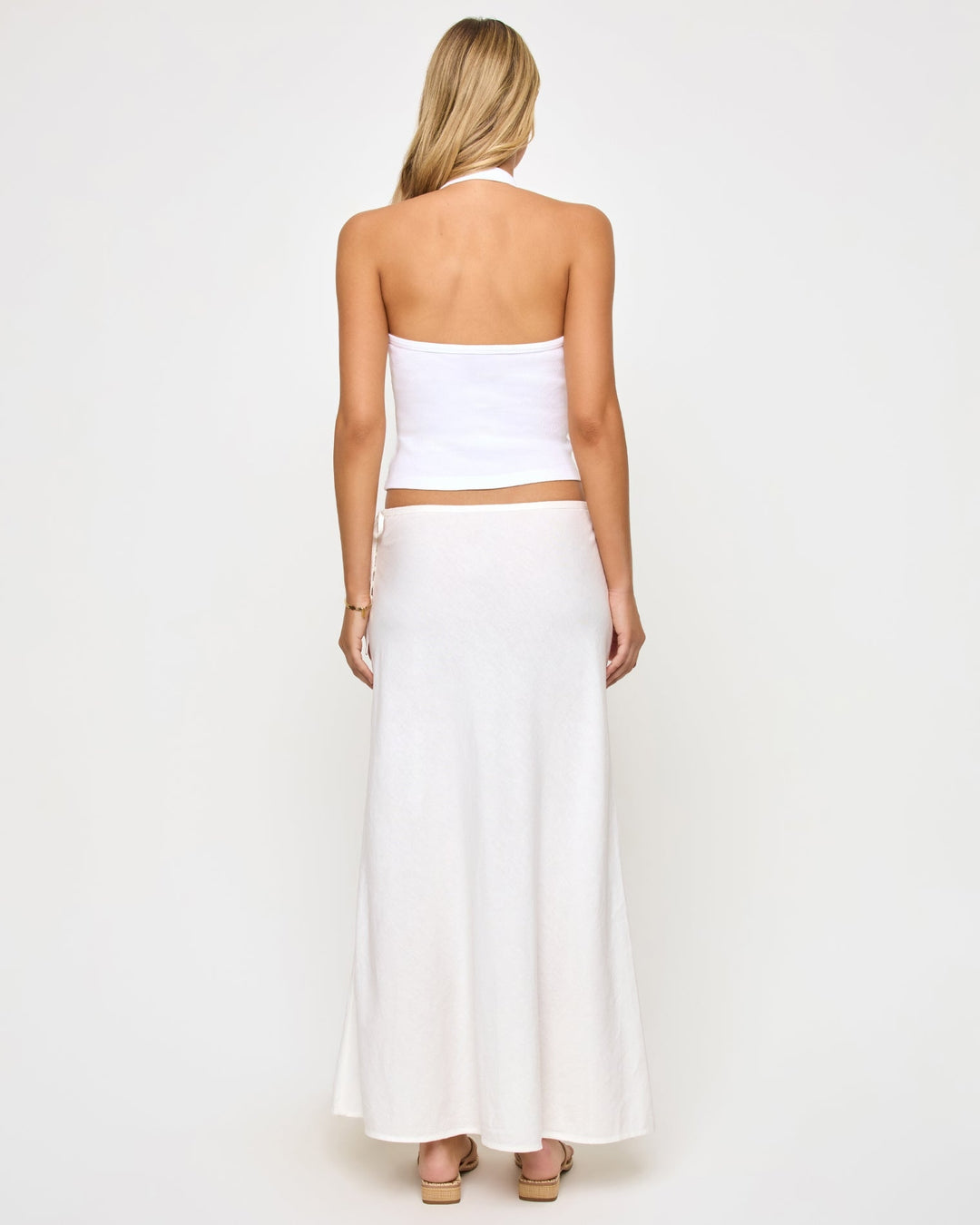 Stop and Stare Skirt in Cream