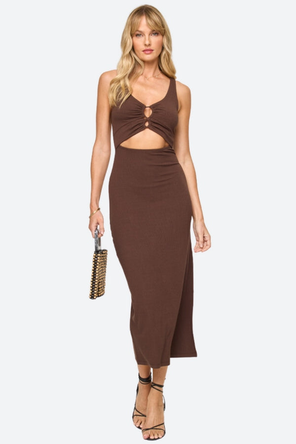 Camille Dress in Espresso