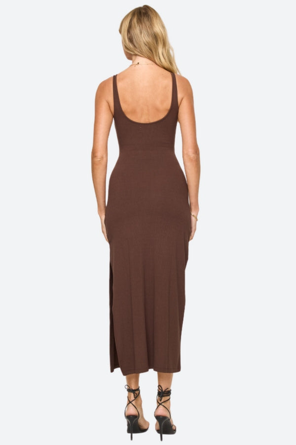Camille Dress in Espresso