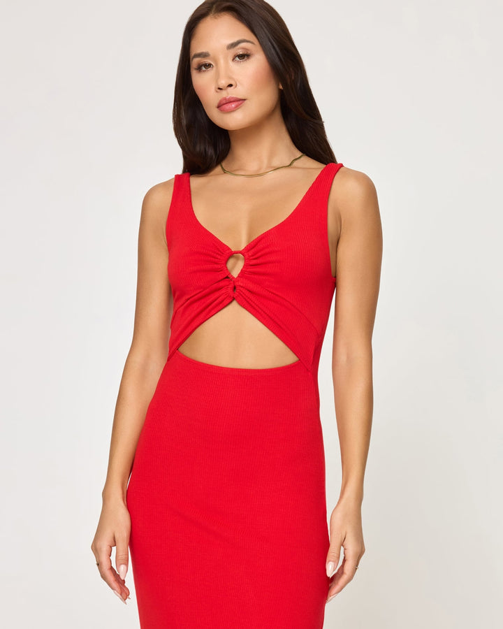 Camille Dress in Flame