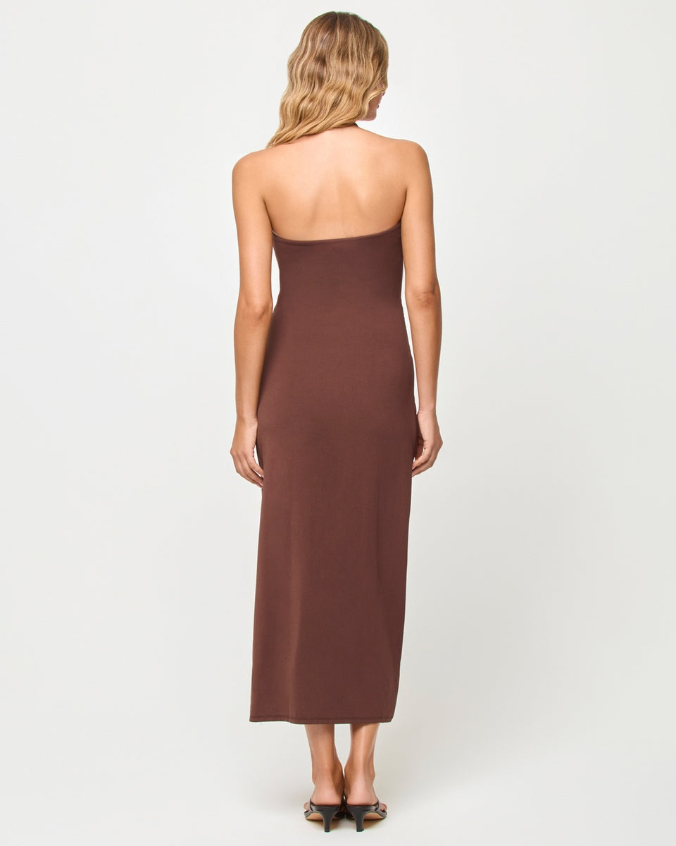 Corsica Dress in Espresso