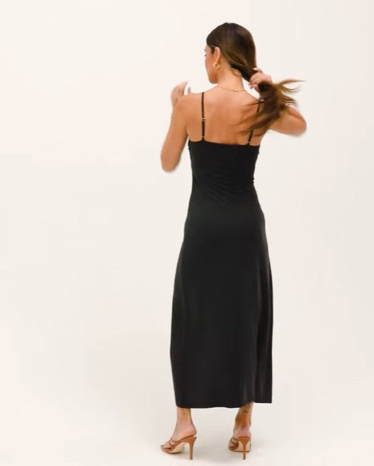 Freya Maxi Dress in Black
